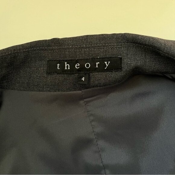 Theory Wool Blazer Size 4 - Picture 7 of 12